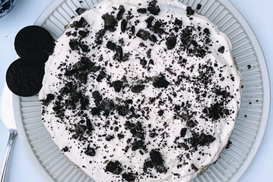 Cheesecake de galletas Oreo