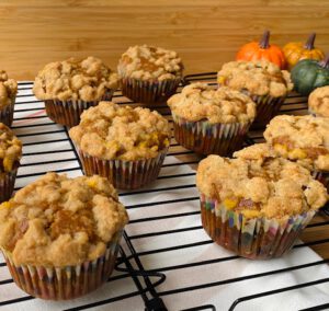 Muffins de pastel de calabaza