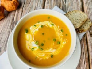 SOPA DE CALABAZA ASADA