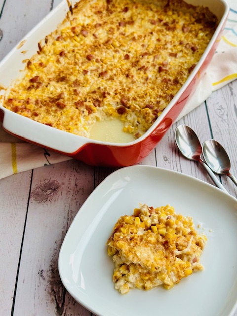 CAZUELA DE MAÍZ HORNEADO CON QUESO