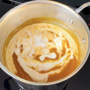 SOPA DE CALABAZA CON LECHE DE COCO