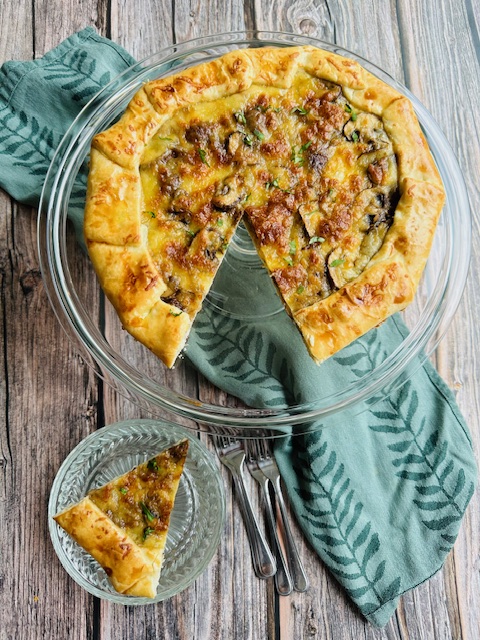 TARTA DE CHAMPIÑONES