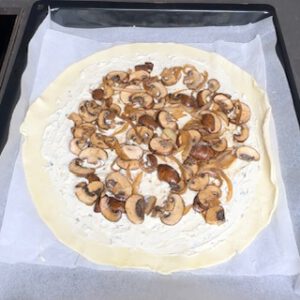 TARTA DE CHAMPIÑONES