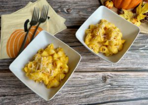 MACARRONES CON QUESO Y CALABAZA