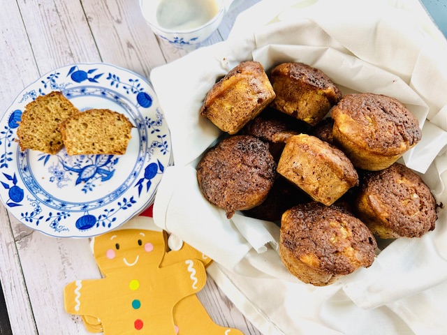 MUFFINS DE QUESO COTTAGE Y CANELA