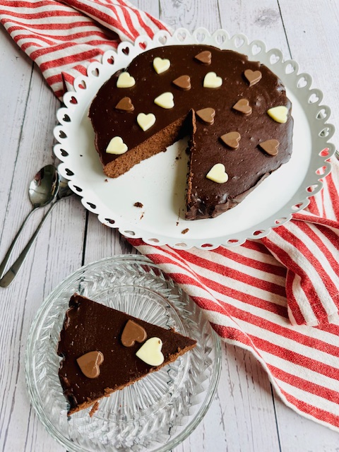 TARTA DE QUESO Y CHOCOLATE