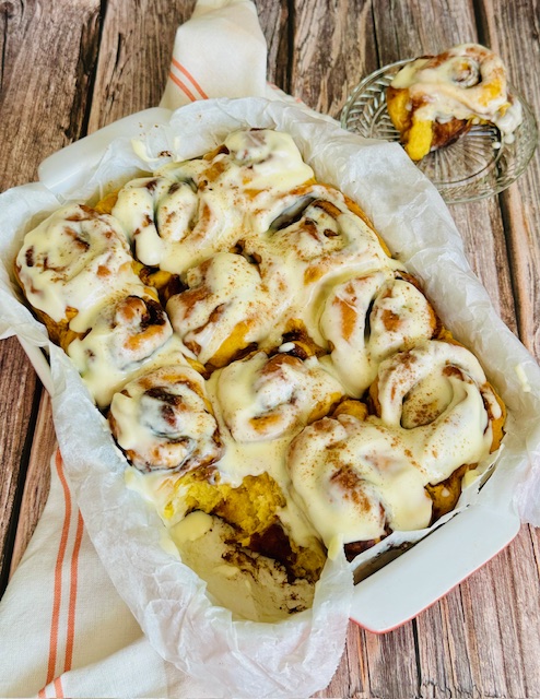 ROLLOS DE CALABAZA Y CANELA