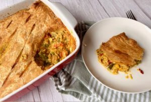 PASTEL DE POLLO Y VEGETALES