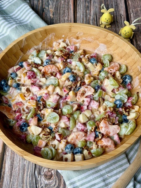 ENSALADA DE FRUTAS CON LECHE CONDENSADA