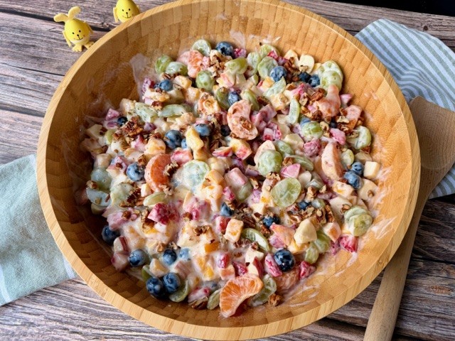 ENSALADA DE FRUTAS CON LECHE CONDENSADA