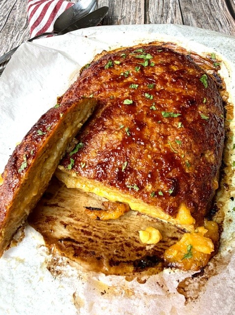 PASTEL DE POLLO RELLENO DE QUESO