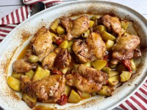 POLLO ESTILO MEDITERRANEO AL HORNO