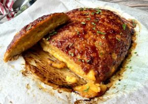 PASTEL DE POLLO RELLENO DE QUESO