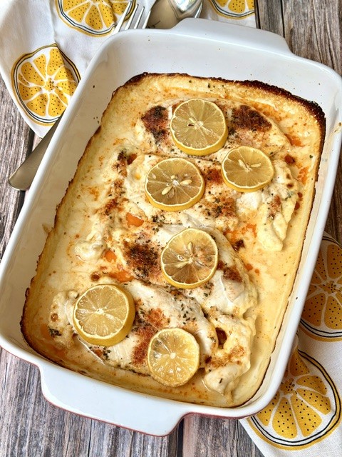 POLLO CREMOSO AL LIMÓN
