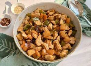 POLLO CON PIÑA AL HORNO