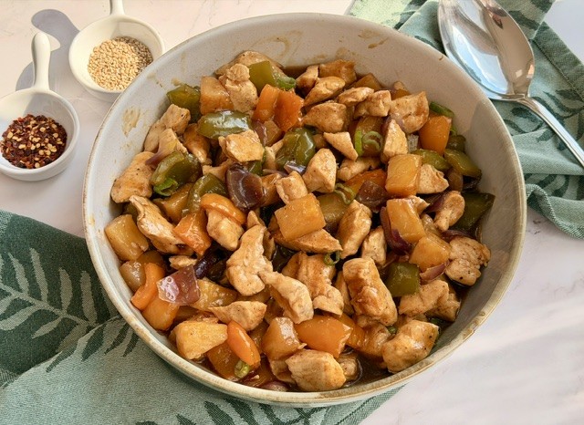 POLLO CON PIÑA AL HORNO