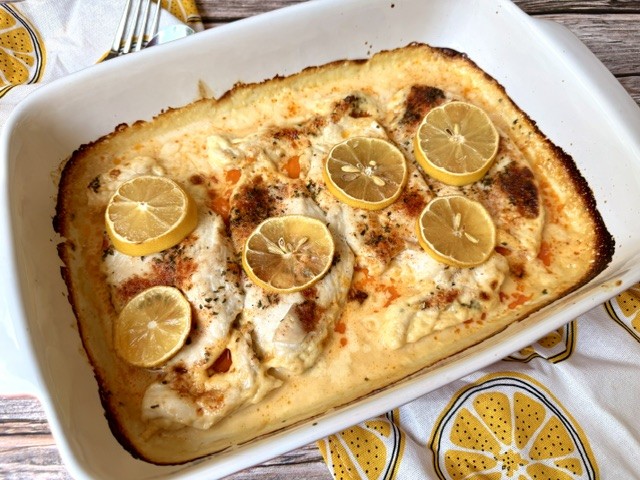POLLO CREMOSO AL LIMÓN