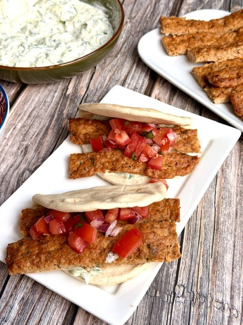 CARNE DE POLLO ESTILO KEBAB