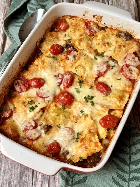RAVIOLES CON CARNE AL HORNO